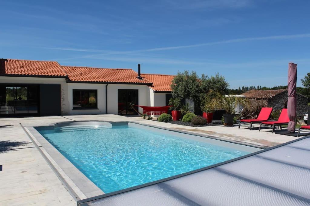Villa Grand Standing Avec Piscine Proche Nantes La Chapelle-Heulin エクステリア 写真